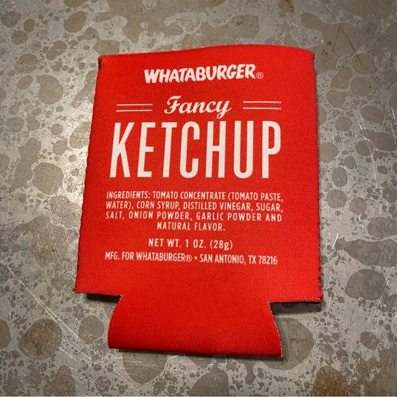 Whataburger Koozies Ketchup Reversible Set of Two Red Black Kooziies NWOT - Picture 8 of 8